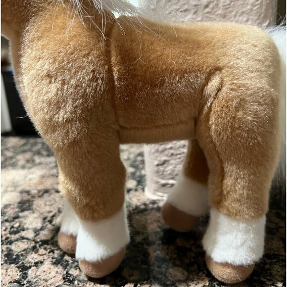 Aurora Palomino Horse 11" Stuffed Animal Plush - Picture 3 of 9
